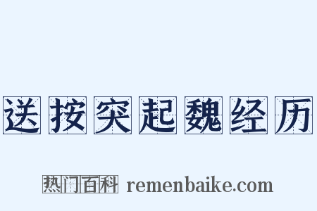 送按突起魏经历是什么意思的图片